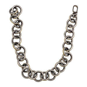 Gurhan Circles Necklace in Sterling Silver with 24K Yellow Gold Detailing